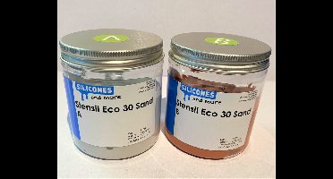 Stensil ECO 50 Geel, kneedbare siliconen Shore A 50 - 500 Gr. Set