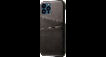 Casecentive - Leren Wallet case - iPhone 14 Plus - zwart