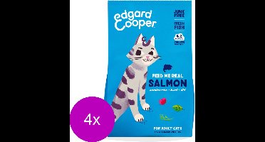 4x Edgard & Cooper Kattenvoer Adult Zalm 2 kg