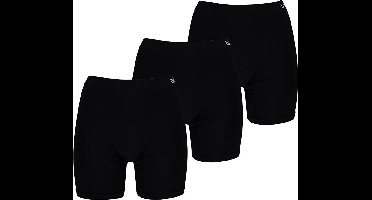 Apollo Seamless Dames Short Bamboe Onderboek Met Pijpjes Naadloos Zwart 3-Pack - Maat  M