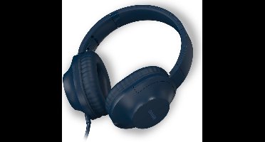Qware Sound - Koptelefoon Kinderen – Koptelefoon Volwassenen - Koptelefoon Bedraad - Wired - Kabel - Headphone - Blauw