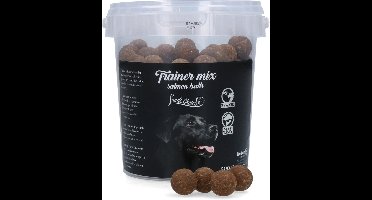 Luna's Choice Trainermix Zalmballetjes – 150 Stuks - 500 Gram – Zalm - Hondensnack voor bij de training - Hondensnoepjes - Semi-moist – Geen toegevoegde suikers