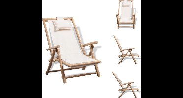 vidaXL - Terrasstoel - bamboe