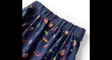 vidaXL-Kinderrok-dierenprint-128-marineblauw