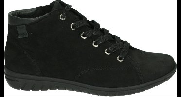 Hartjes 172.0812/99 - VeterlaarzenHoge sneakersDames sneakersDames veterschoenenHalf-hoge schoenen - Kleur: Zwart - Maat: 40.5