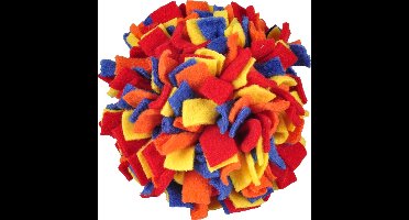 Flamingo Hondenspeelgoed Fleece Bal - Div. Kleuren - 10 cm