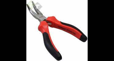 Punttang gebogen, 125mm, Punt tang, Tangen