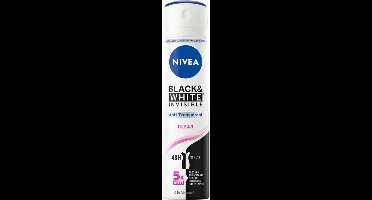 Nivea - Deodorant - Spray - Black & White Invisible Clear - 150ml