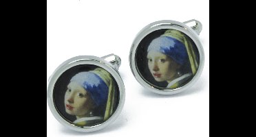 Manchetknopen - Vermeer met Meisje met de Parel