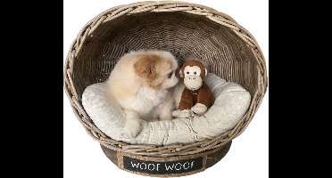 Decomeubel - Rotan hondenmand IGLO met kussen