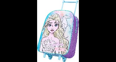 FROZEN Elsa Trolley Koffertje Vakantie Logeren Lila