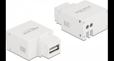 Keystone Module USB Type-A laadpoort 2.1 Ampere wit