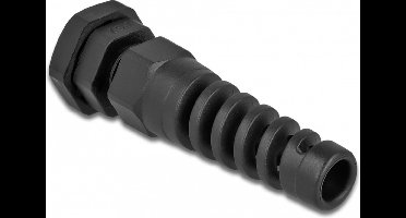 Kabelwartel met trekontlasting pg7 zwart