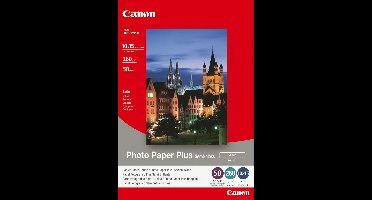 Canon Photo Paper Plus Semi-gloss SG-201 1686B015 Fotopapier 10 x 15 cm 260 g/m² 50 vellen Zijdeglans