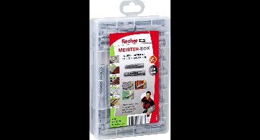 Fischer Meister-Box UX/UX R Plugassortiment 513893 110 onderdelen