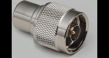 0404053 - N-plug - Silver - Brass - Nickel - 50 ? - 37 g