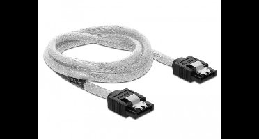 SATA 6 GB/s kabel 70 cm transparant