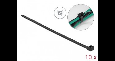 Kabelbind UV-resistente l 920 x w 9,0 mm zwart 10 stuks