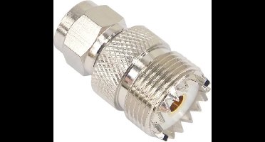 UHF (v) - F (m) adapter - 50 Ohm