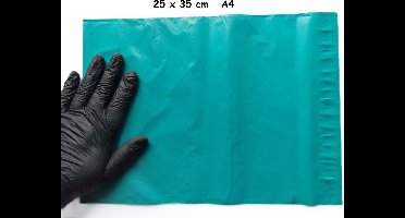 Verzendzakken - Turquoise - 40 stuks - 250 x 350 mm - Webshop verzend zakken - Verzenden - Verpakking