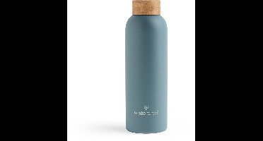 waterdrop® Thermosfles - 600 ml - Roestvrij Staal - Mat Turquoise