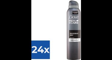 Deodorant Spray Men Invisible Dry Dove (250 ml) - Voordeelverpakking 24 stuks