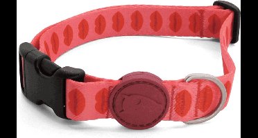 Morso - Halsband - Gerecycled - Lipstick - Roze - 37-58X2.5 cm