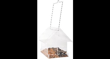Esschert Design DUO - Vogelvoederhuisje - Transparant - 15 cm x 15 cm x 15 cm