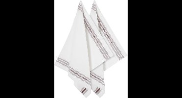 De Witte Lietaer- Dish - 6 Keukenhanddoeken - Champignon - - 65 x 70 cm - Katoen/Linnen