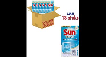 Sun - Boost - Machinereiniger voor vaatwasser - Versterkte Ontvettingskracht - 18 x 3 stuks - Voordeelverpakking