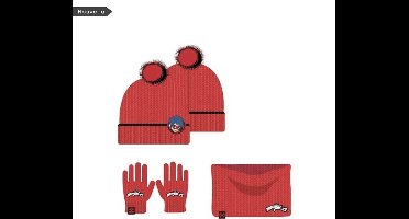 Miraculous Ladybug winterset - Muts -sjaal/col - handschoenen - One Size