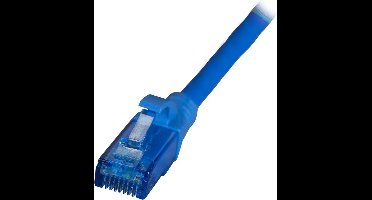 CAT6a UTP kabel 15 meter Blauw
