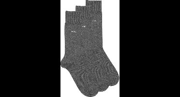 Hugo Boss heren BOSS 3P sokken uni grijs