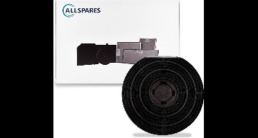 AllSpares Koolstoffilter voor afzuigkappen geschikt voor o.a. Whirlpool ETNA Type 34 / CHF34 en AEG 9029793834 (Ø257mm)