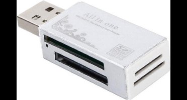 Compacte USB-geheugenkaartlezer 4 in 1
