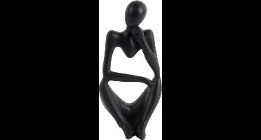 Present Time Wondering beeld H24cm zwart