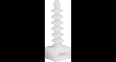 Thorgeon Screw Saddle Cable Support 6x34 white (10 pcs)