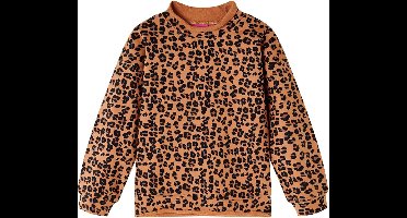 vidaXL - Kindertrui - 104 - lichtcognackleurig