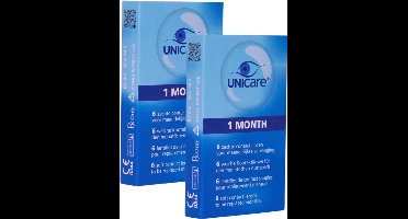 Unicare Zachte Maandlenzen - 12 stuks - Sterkte -7.50 - Hioxifilcon A - 57% water - Voor gevoelige ogen