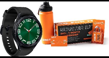 Samsung Galaxy Watch6 Classic - Basic-Fit bundel - Smartwatch - 47mm - Black