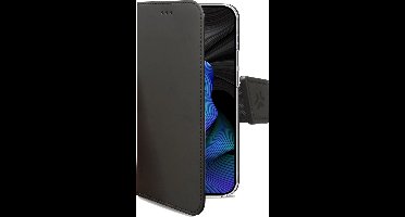 Celly Wally Bookcase Hoesje - Geschikt voor Apple iPhone 13/14/15 - Kunstleer - Pasjeshouder - Zwart