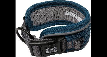 Duvoplus - Halsband Voor Dieren - Hond - Ultimate Fit Control Halsband Classic Xl - 52-61cm Petrol Blue - 1st