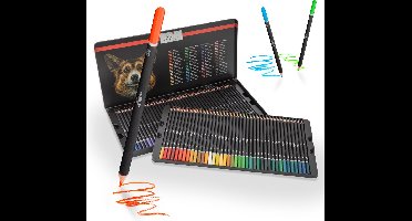 Kleurpotloden voor Volwassenen 80pcs Kleurpotloden Set - Tekenset Professionele Kleurpotloden - Tekenen & Kleuren - Kleurboeken