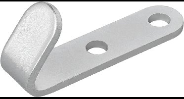 ProPlus Schroefbare metalen haak - veelzijdig en duurzaam - 52 x 13 x 2 mm