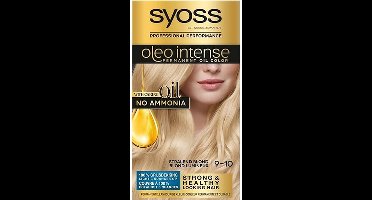 Syoss Oleo Intense - Haarverf - 9-10 - Stralend Blond - 115ml x 3