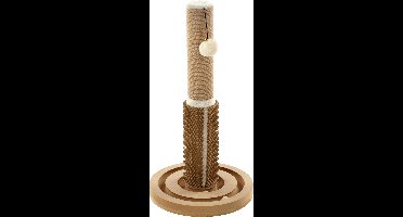 FLAMINGO-Kattenmeubel-Ayla-29x29x53,5-cm-crèmekleurig