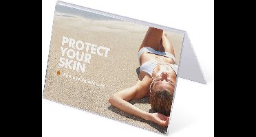 A Stand Menuhouder Acryl Liggend A6 - Syna AA6PXS