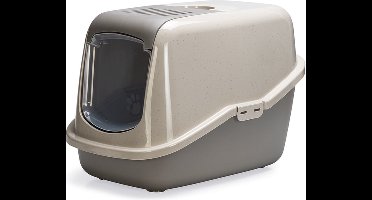 Savic Kattentoilet Nestor Happy Planet 56x39x38.5 cm - Kattenbak - Mokka&Graniet&Grijs