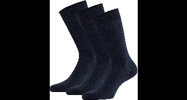 Apollo - Bamboe sokken basic - Blauw - Maat 47/50 - Bamboe sokken basic heren - Bamboe - Bamboo