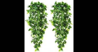 FEDEC Kunst Hangplanten - 4 stuks - 110 cm